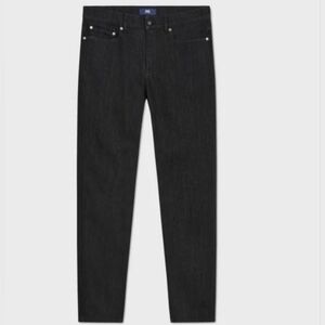 Custom SPOKE London Black Slim Fit Jeans with Tapered Leg 37Wx28L Body Type A
